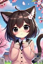 She is NOT a cute catgirl!